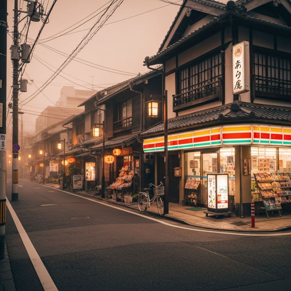Quiet local neighborhood near JR Tambaguchi