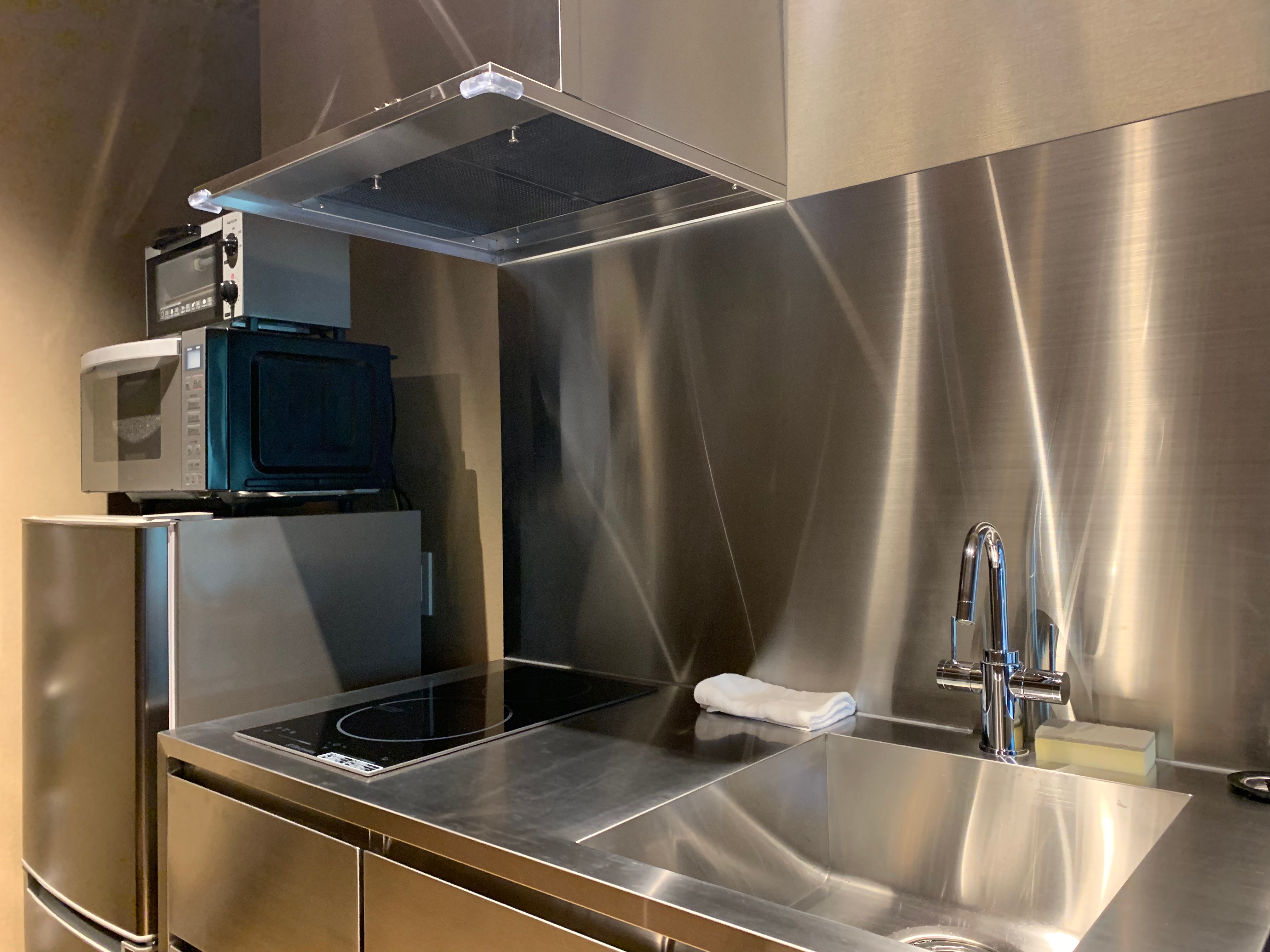 Gion Suite modern kitchenette with all essentials