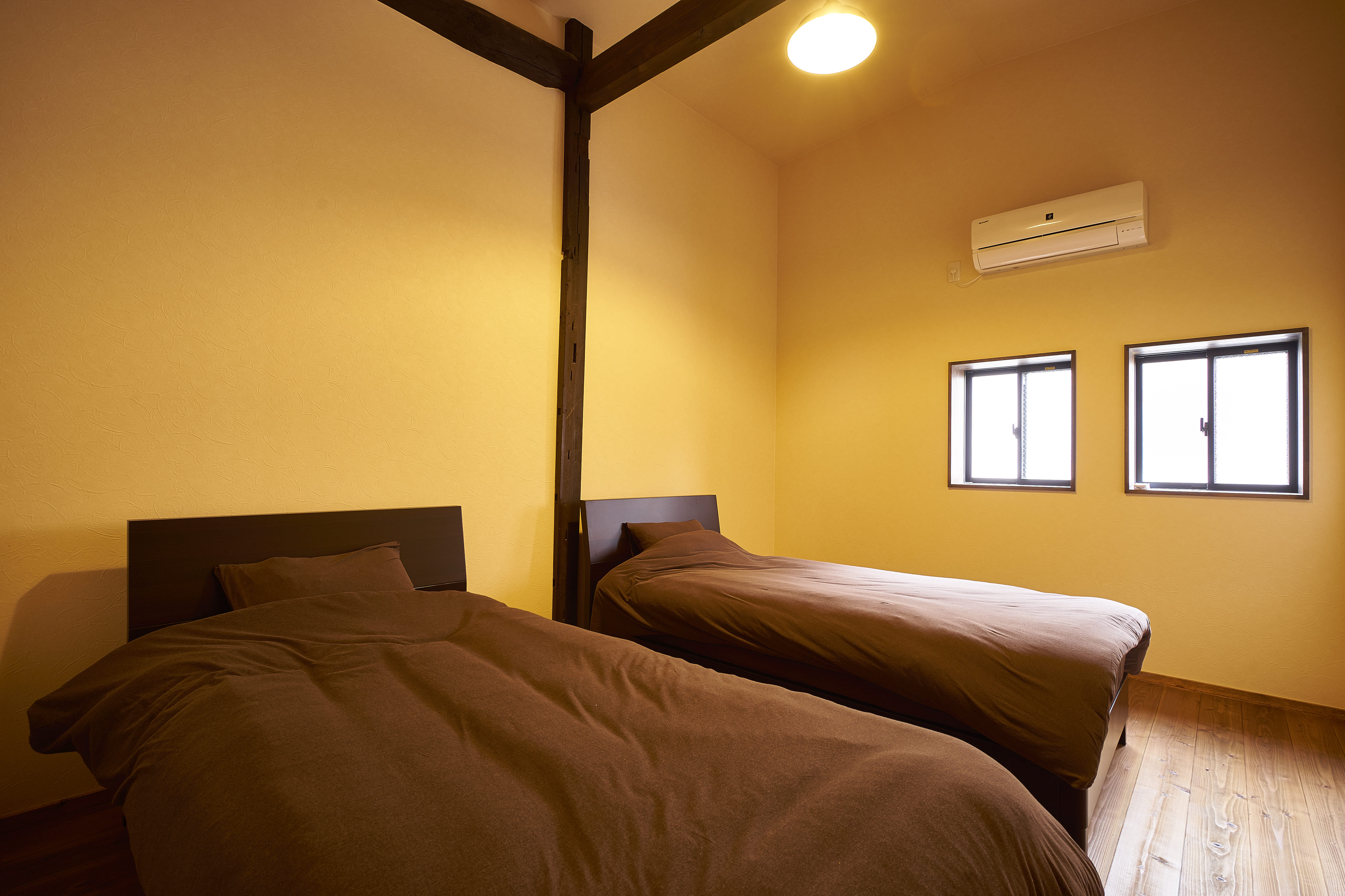 Kuromon Bettei Western Bedroom B with twin beds