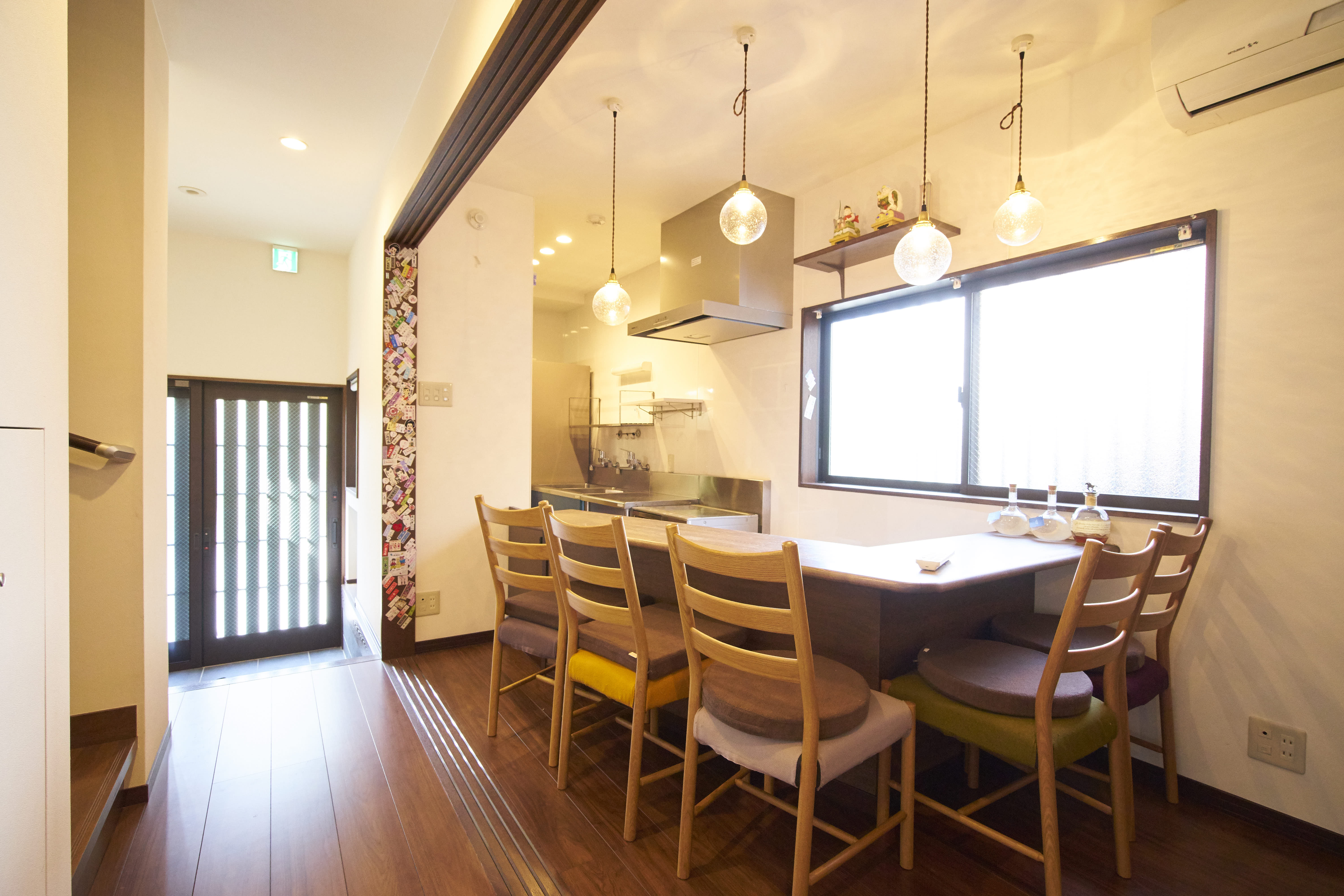 Miyakamo-An 1F bar counter lounge area